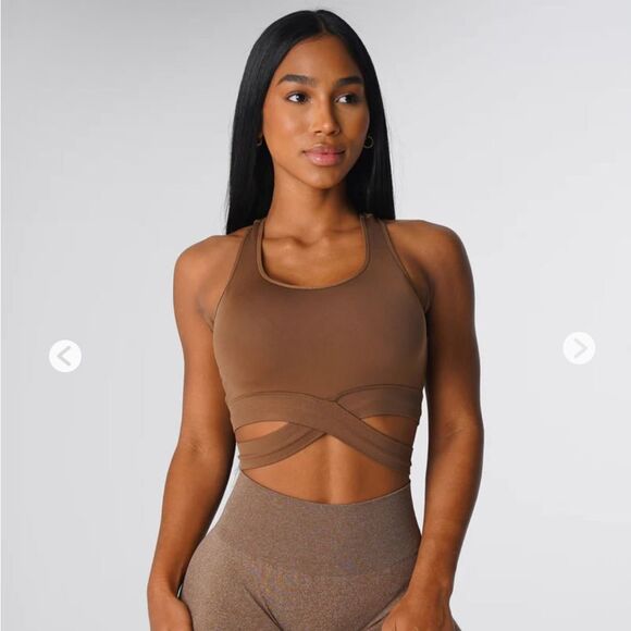 NVGTN NWT Sculpt Seamless Bra Mocha Size M - Picture 4 of 4